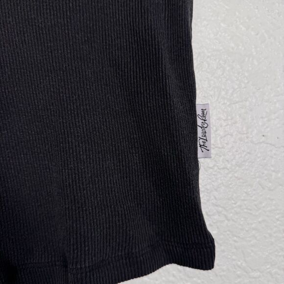 The Laundry Room Black Crop Top with White Gemini Symbol - Picture 6 of 9